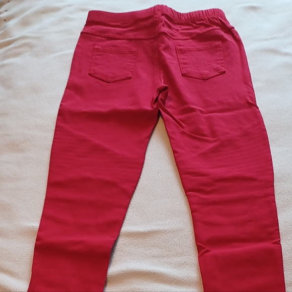 Red moto jeggings (NEW) - Picture 3 of 5